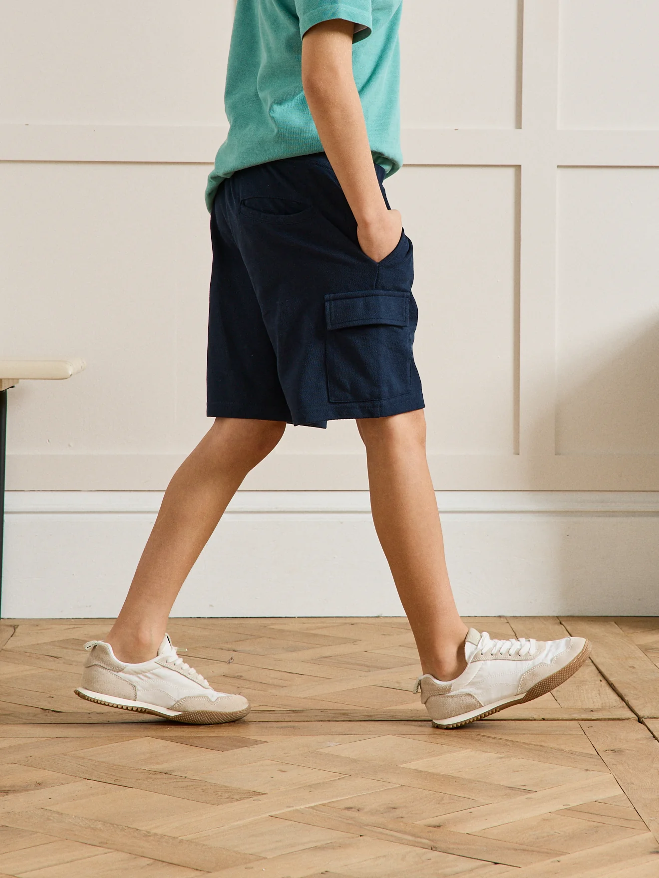 Jungen-Shorts aus Pikeestrick – Bio-Baumwolle - Image 4