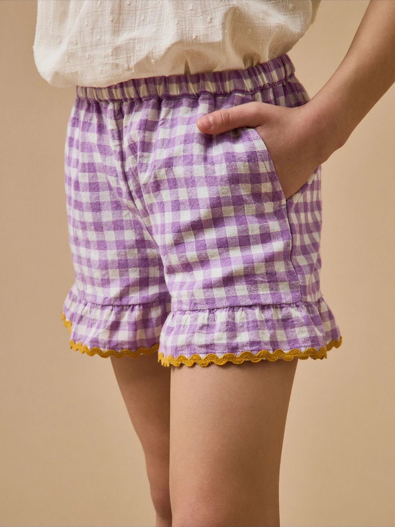 Mädchen-Shorts mit Vichy-Karos – CYRILLUS X EMILE & IDA - Image 4