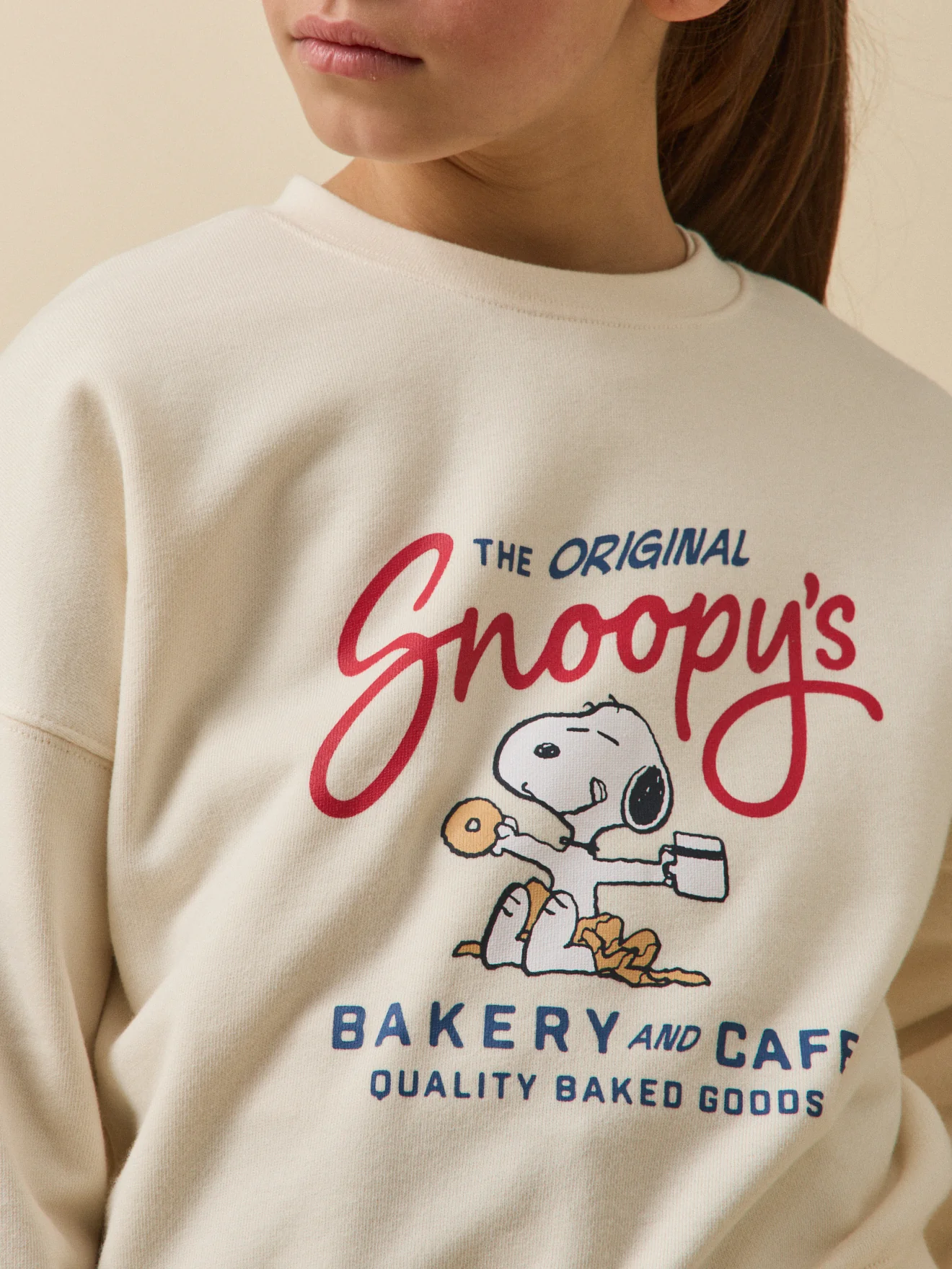 Kinder-Sweatshirt Cyrillus x PEANUTS(TM) – Snoopy Kollektion - Image 3