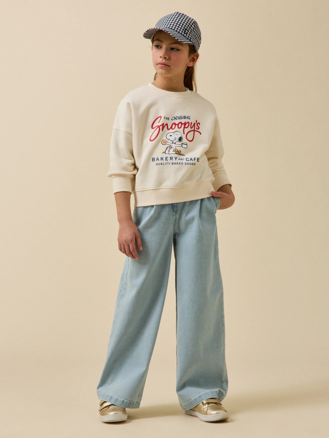 Kinder-Sweatshirt Cyrillus x PEANUTS(TM) – Snoopy Kollektion - Image 4