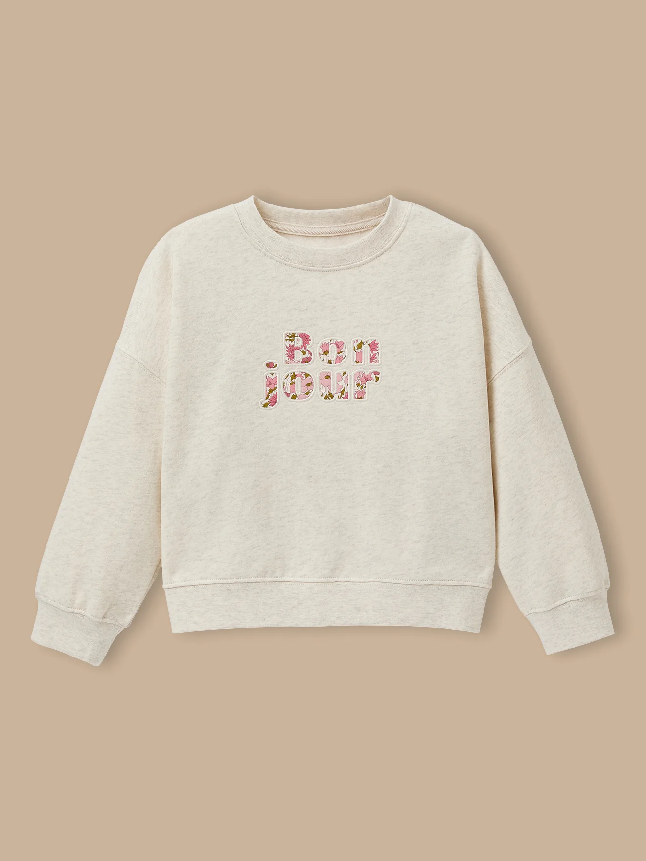 Mädchen-Sweatshirt mit Schriftzug – Bio-Baumwolle - Image 5