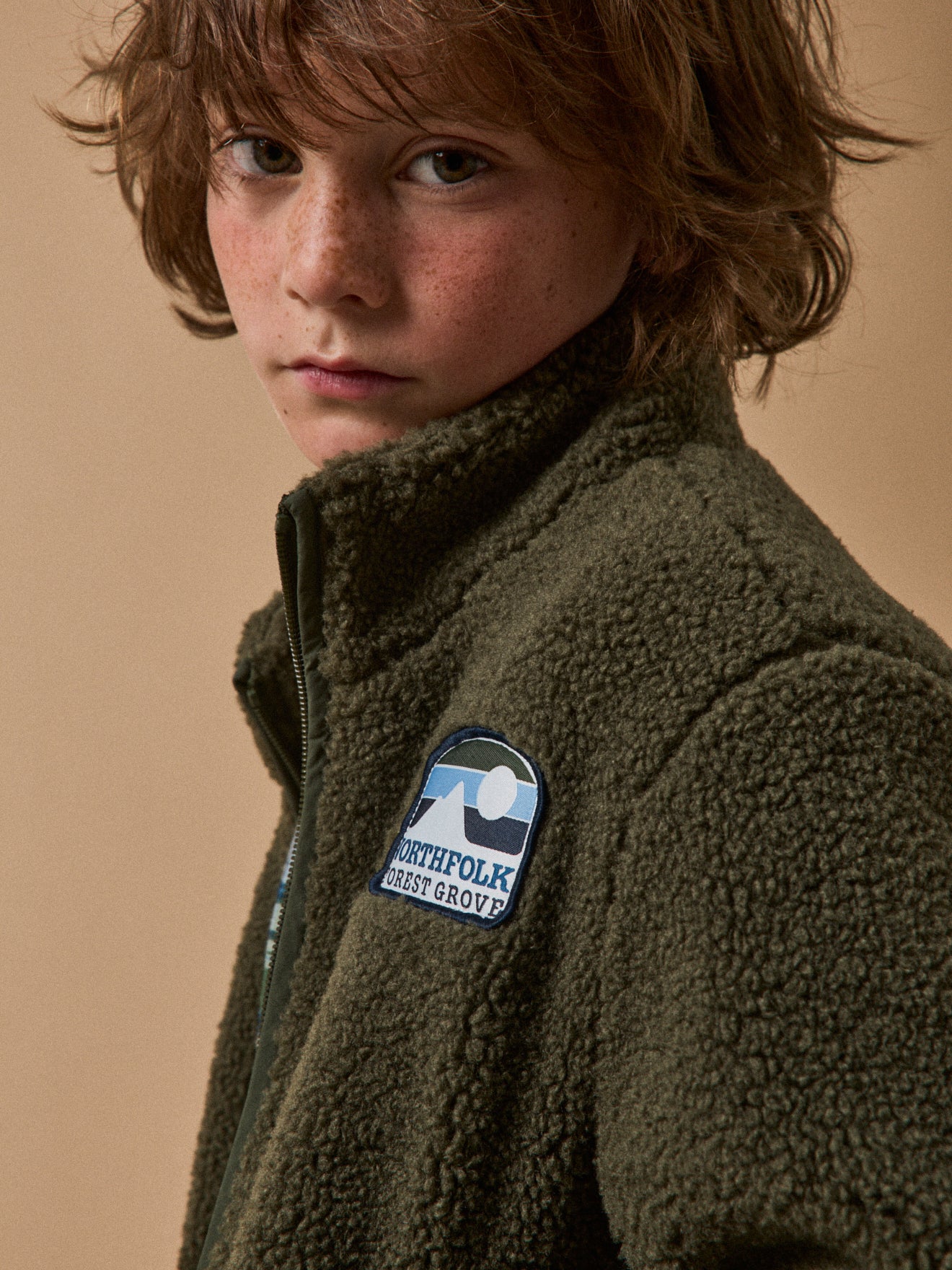 Jungen-Cardigan aus Sherpa - Image 4