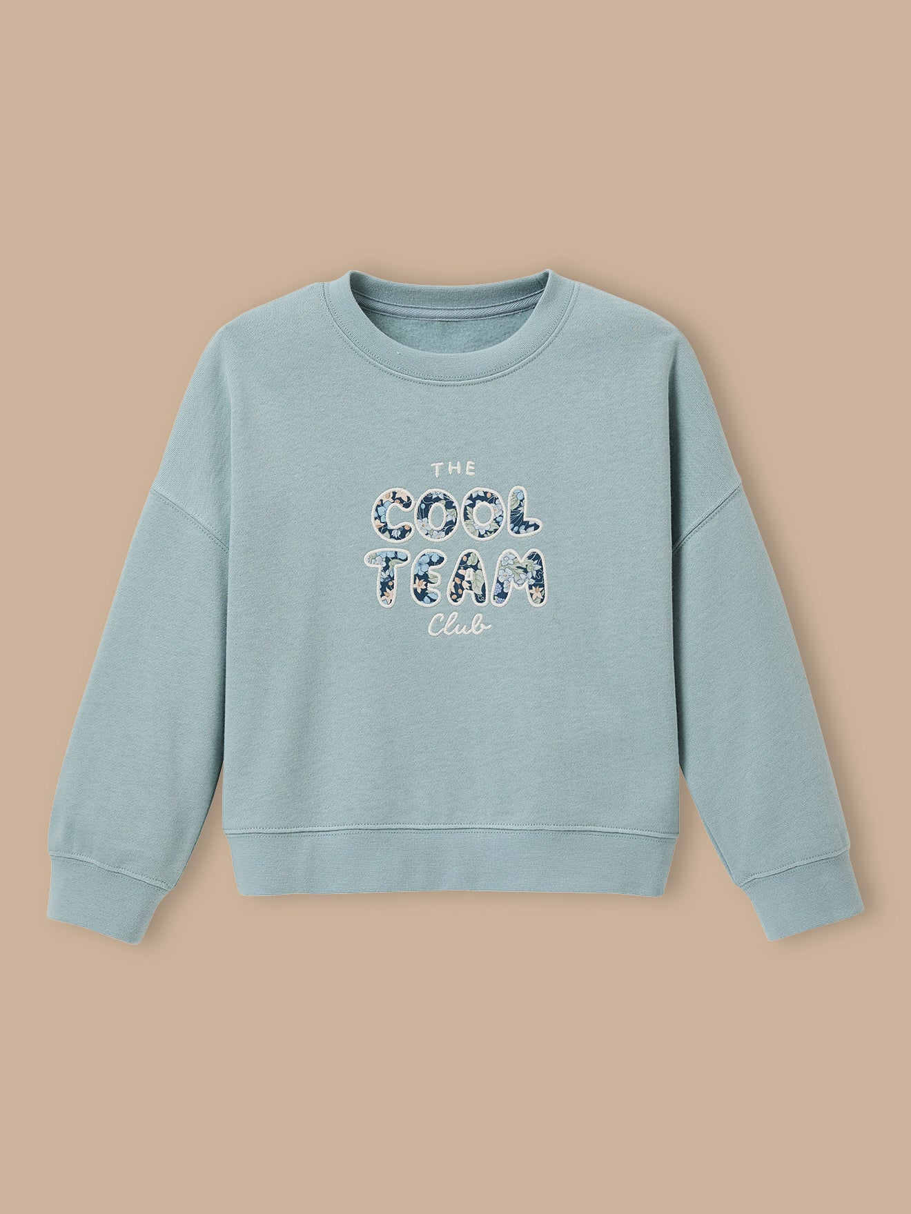 Mädchen-Sweatshirt « Cool Team », aus Liberty®-Stoff, Bio-Baumwolle - Image 3