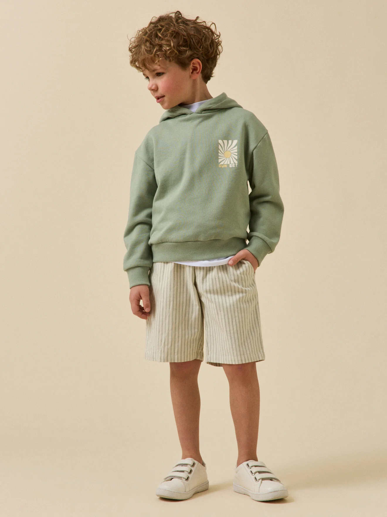 Jungen-Sweatshirt mit Kapuze – Bio-Baumwolle - Image 4
