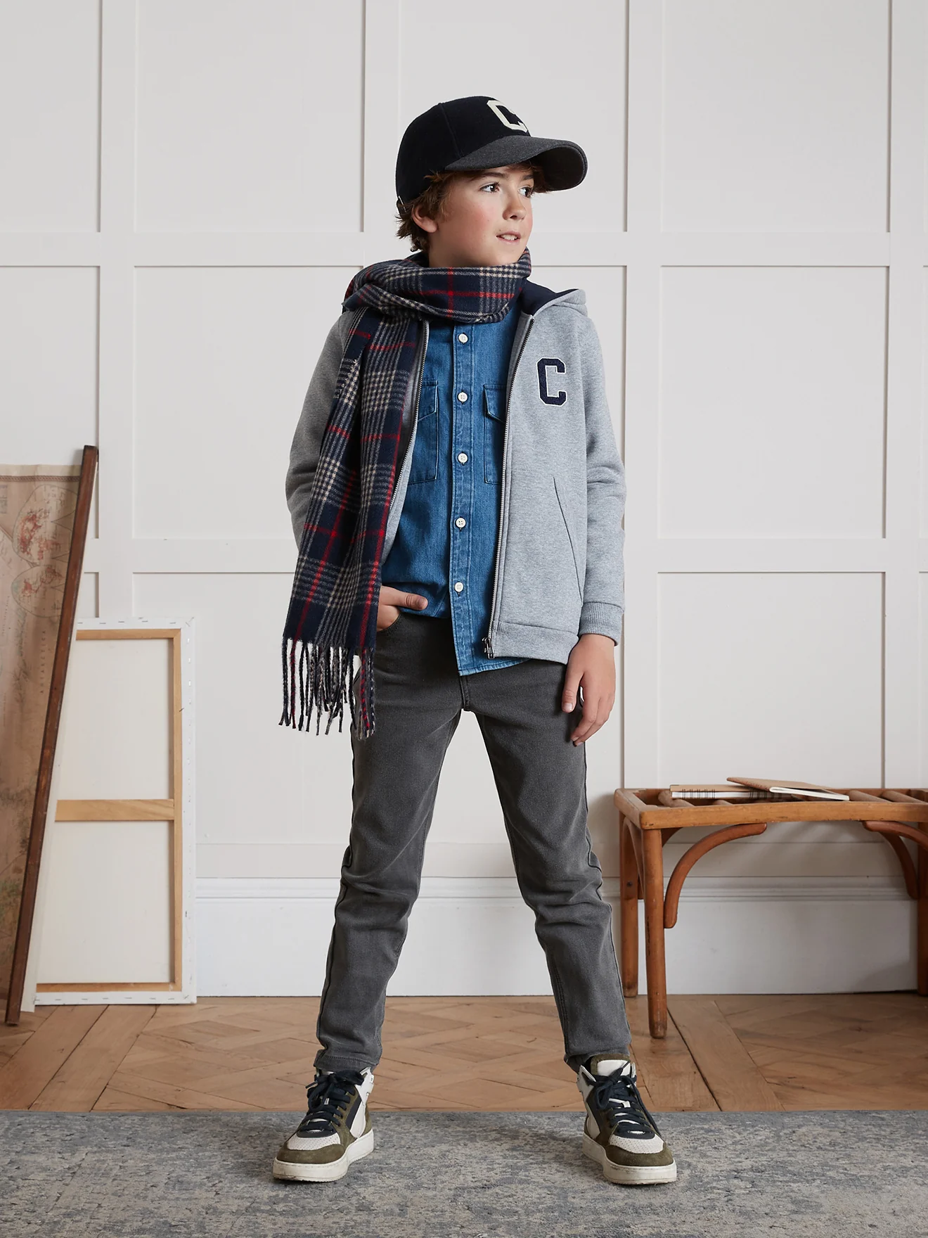 Jungen-Sweatjacke mit Reißverschluss und Kapuze - Image 4