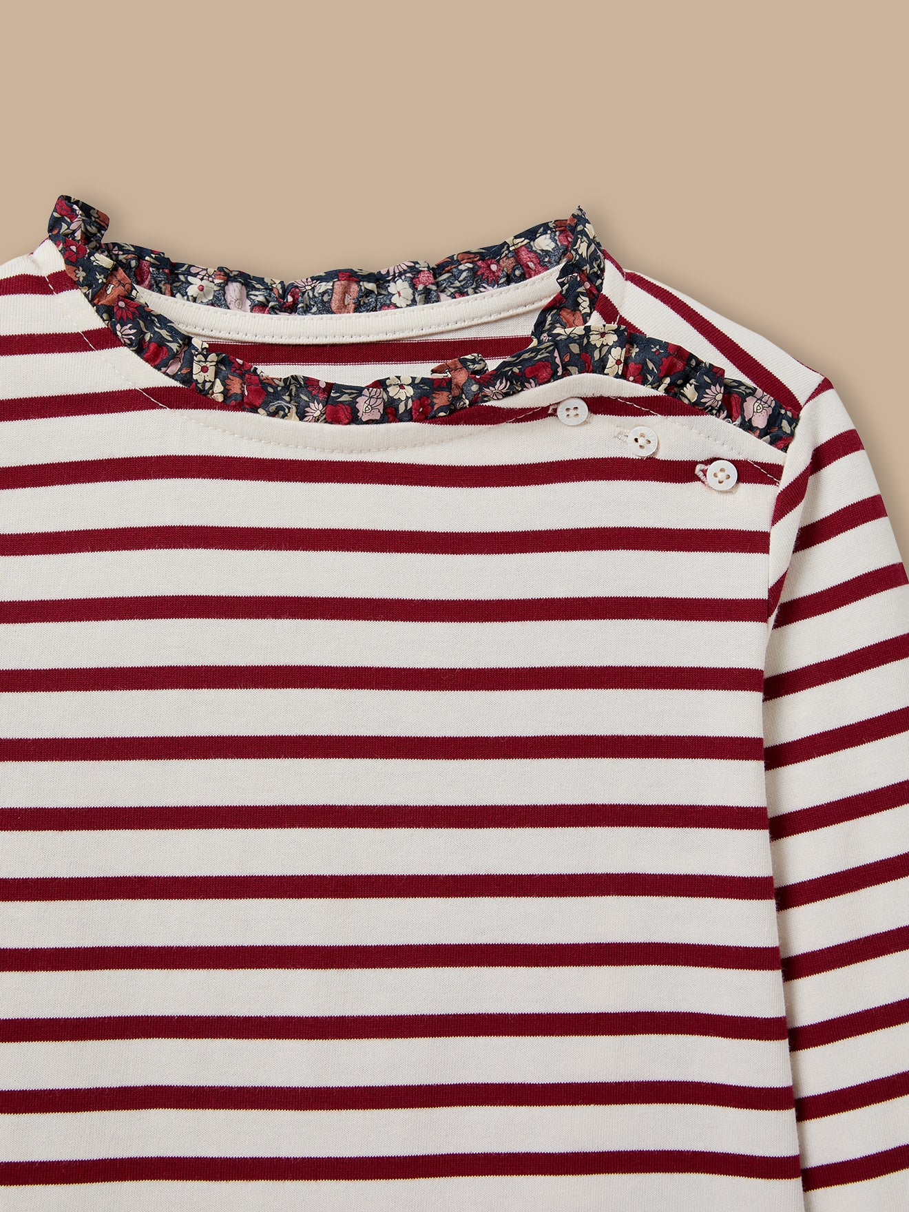 Mädchenshirt im Matrosenlook mit Liberty®-Stoff - Image 2