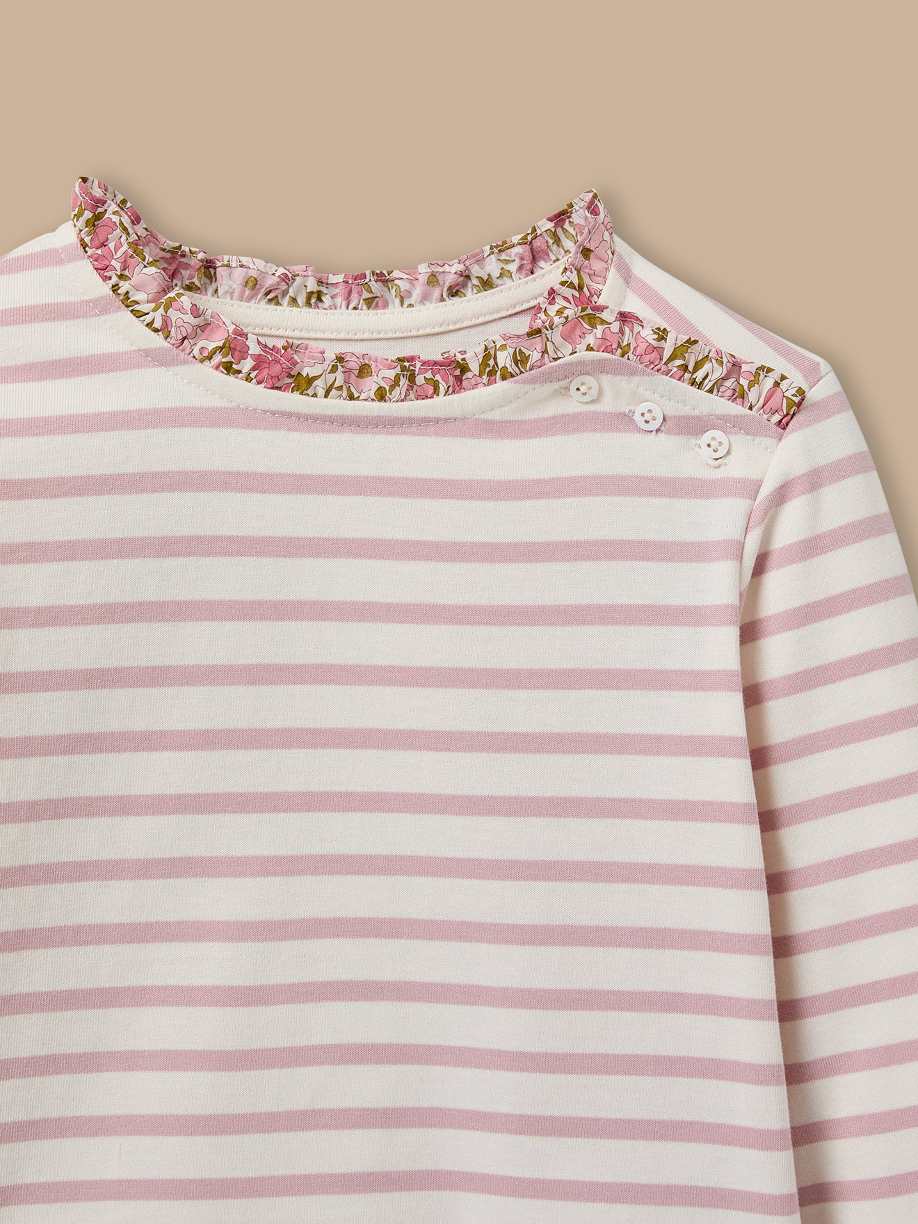 Mädchenshirt im Matrosenlook mit Liberty®-Stoff - Image 2