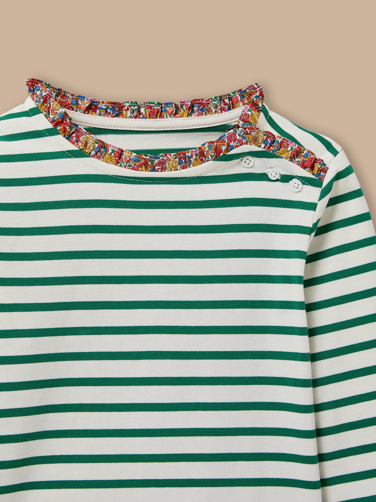 Mädchenshirt im Matrosenlook mit Liberty®-Stoff - Image 2