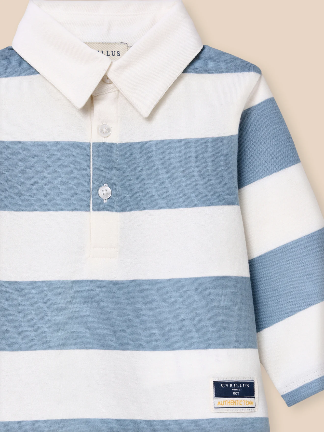 Rugby-Poloshirt, Baby - Bio-Baumwolle - Image 3