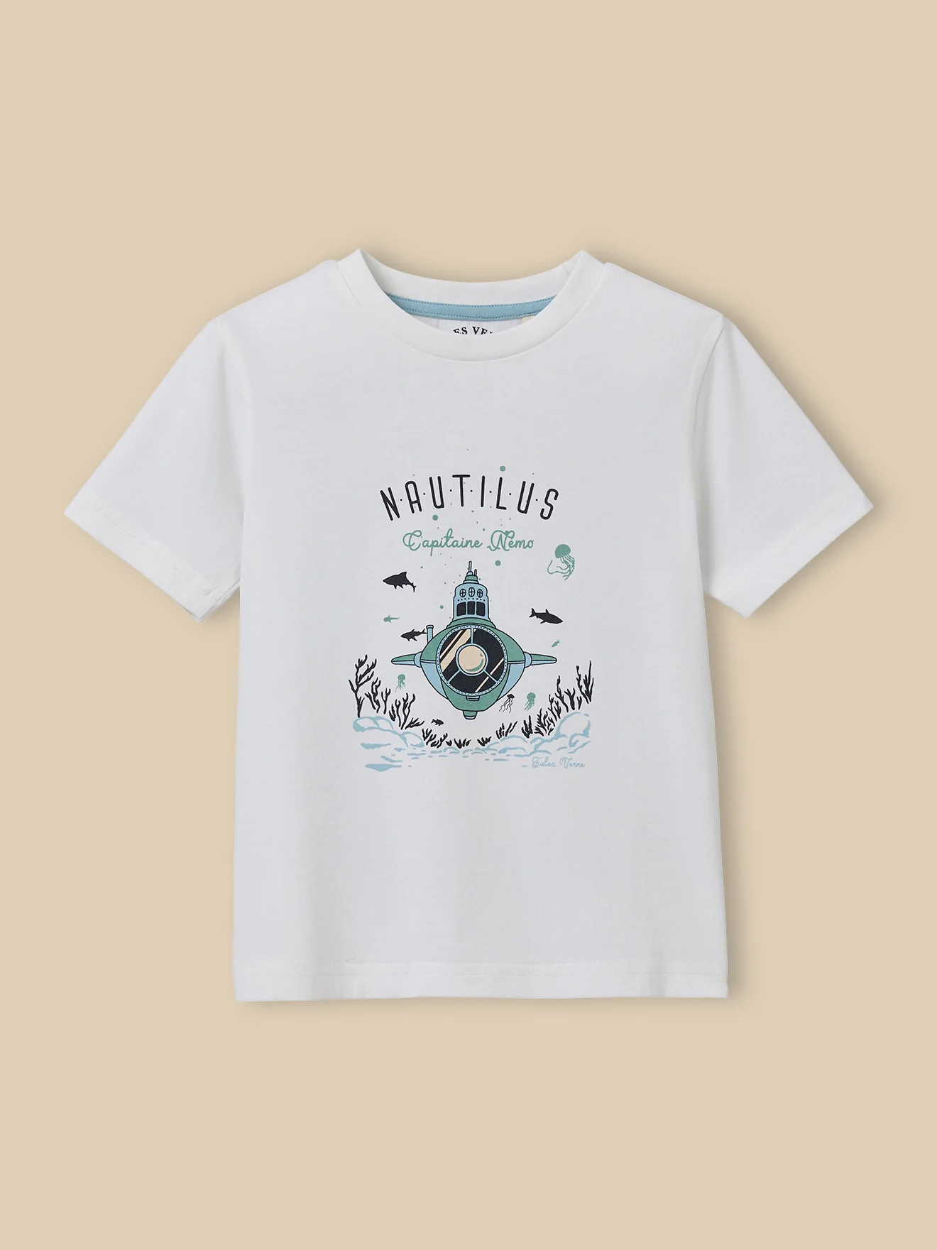 Kinder T-Shirt aus der Jules Verne Kollektion – Bio-Baumwolle