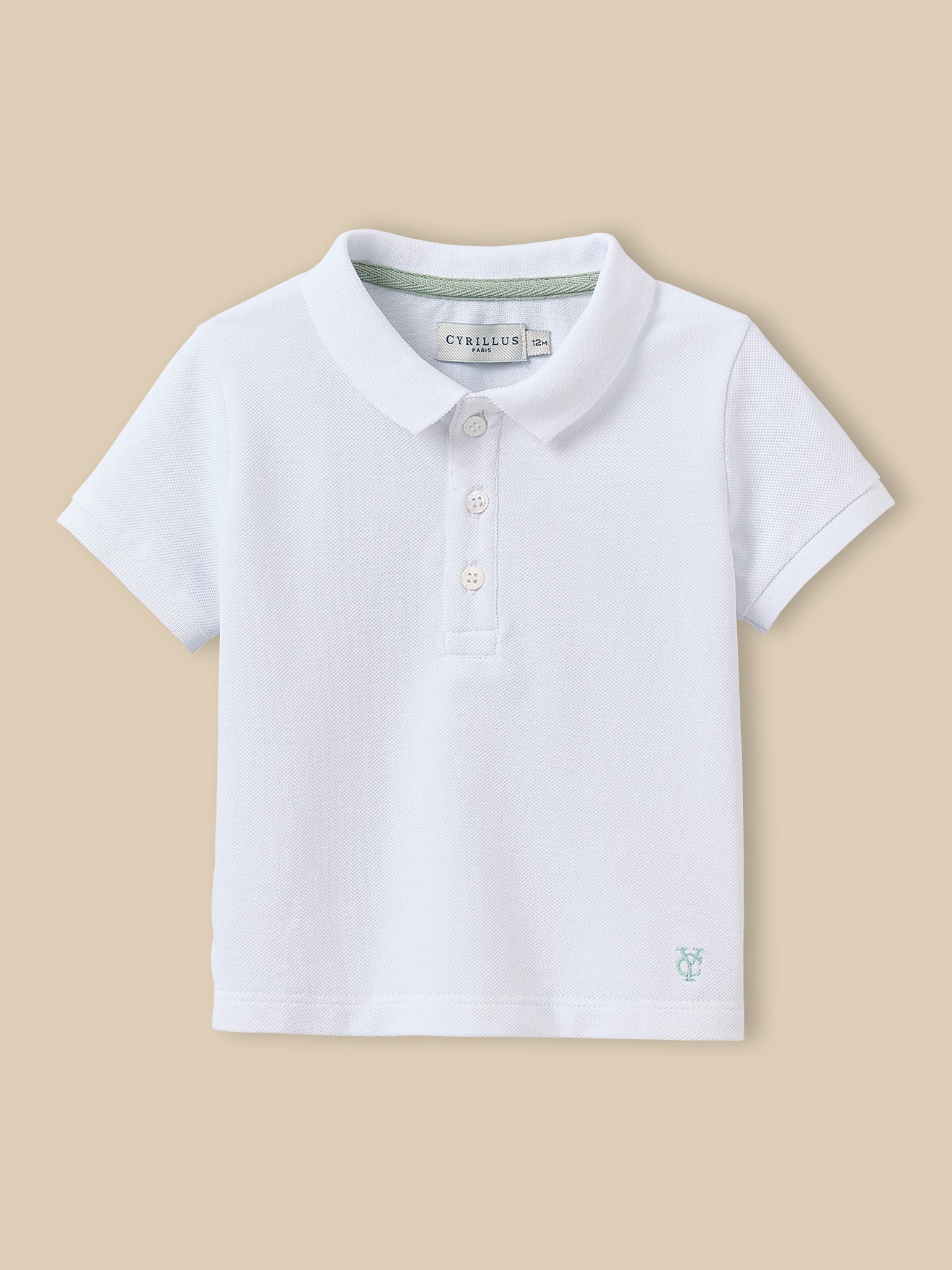 Polohemd aus Pikeestrick, Baby - Bio-Baumwolle