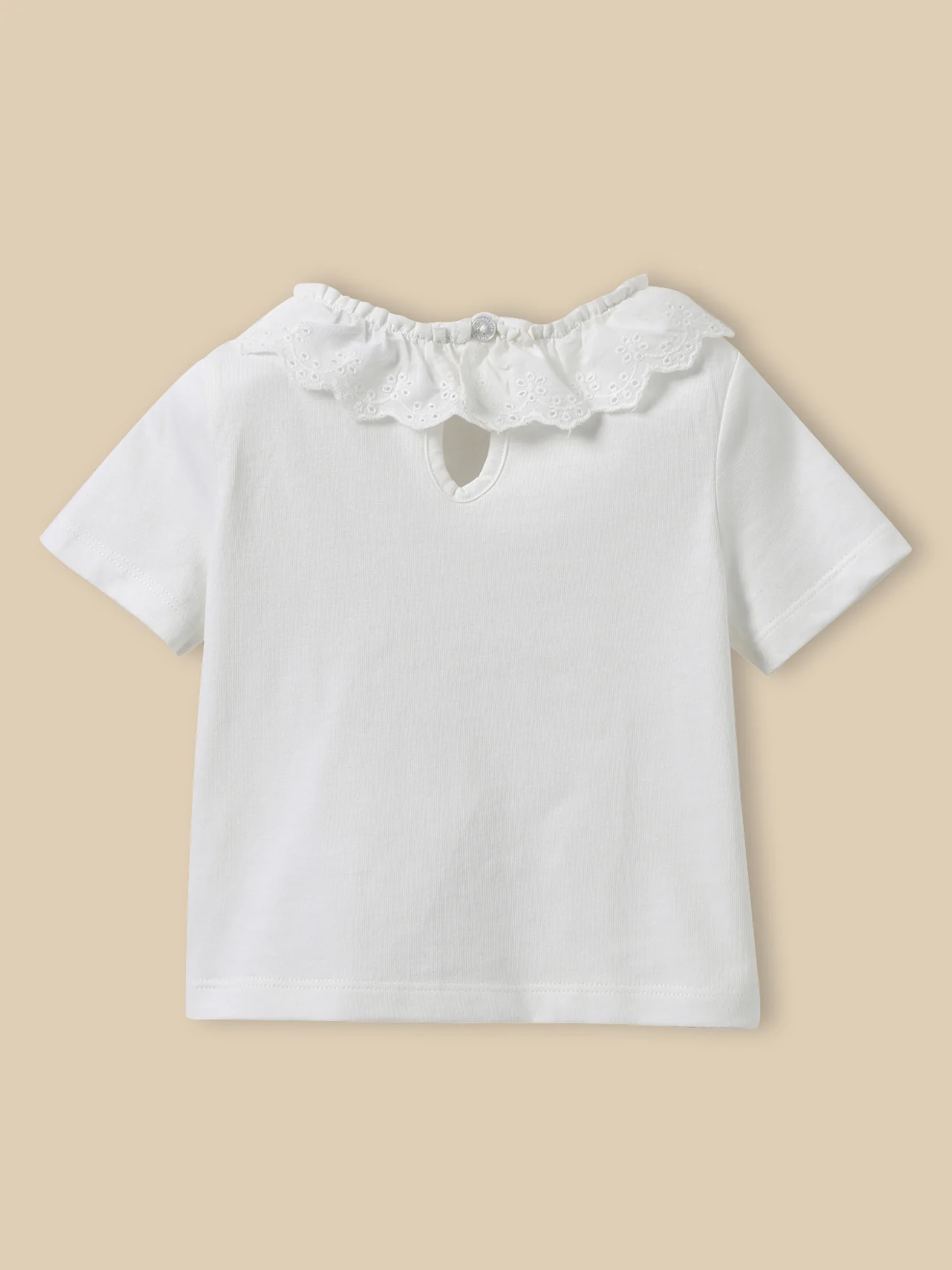 T-Shirt mit raffiniertem Kragen - Bio-Baumwolle, Baby - Image 2