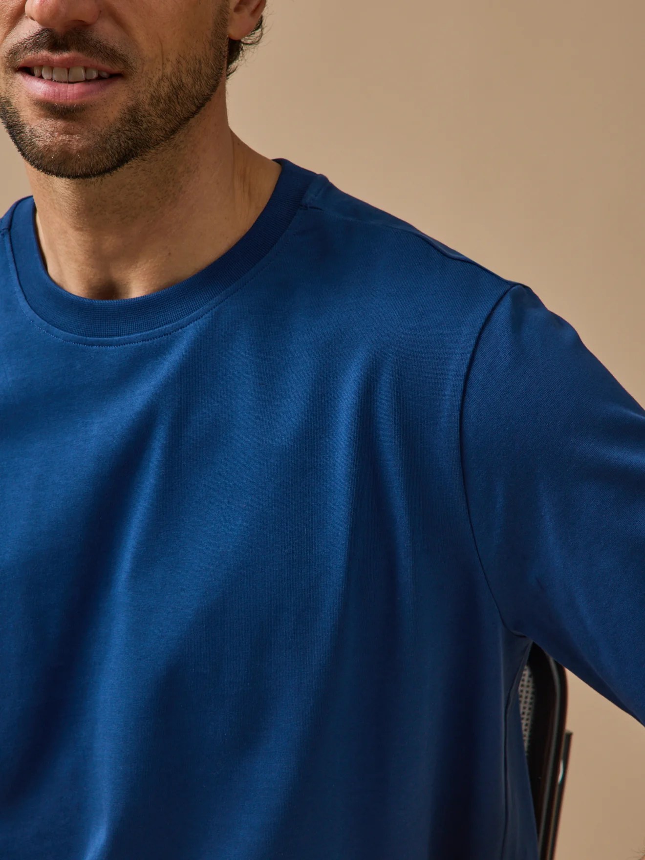 Einfarbiges Herren T-Shirt aus Bio-Baumwolle - Image 3