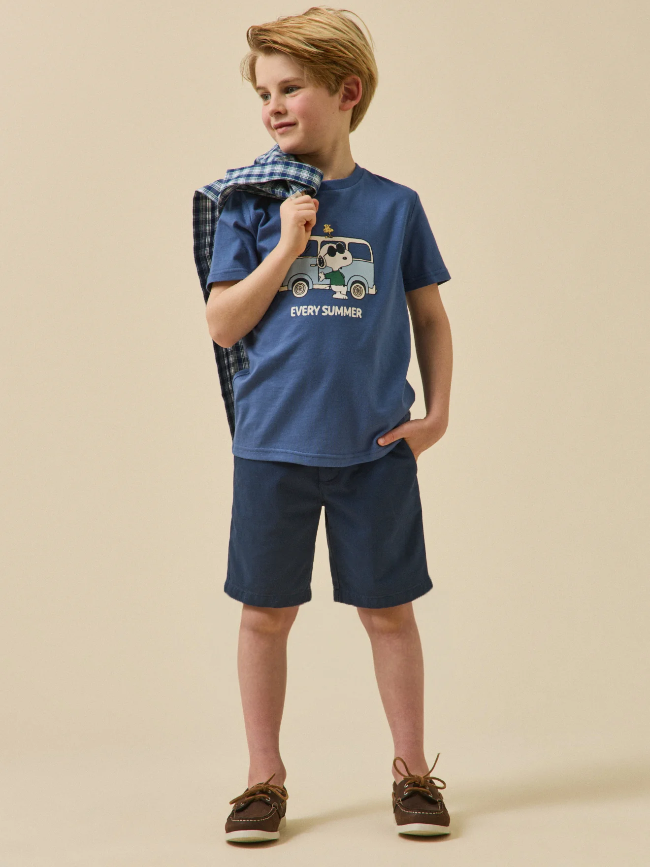 Kinder T-Shirt Cyrillus X PEANUTS™ – Snoopy-Kollektion - Image 4