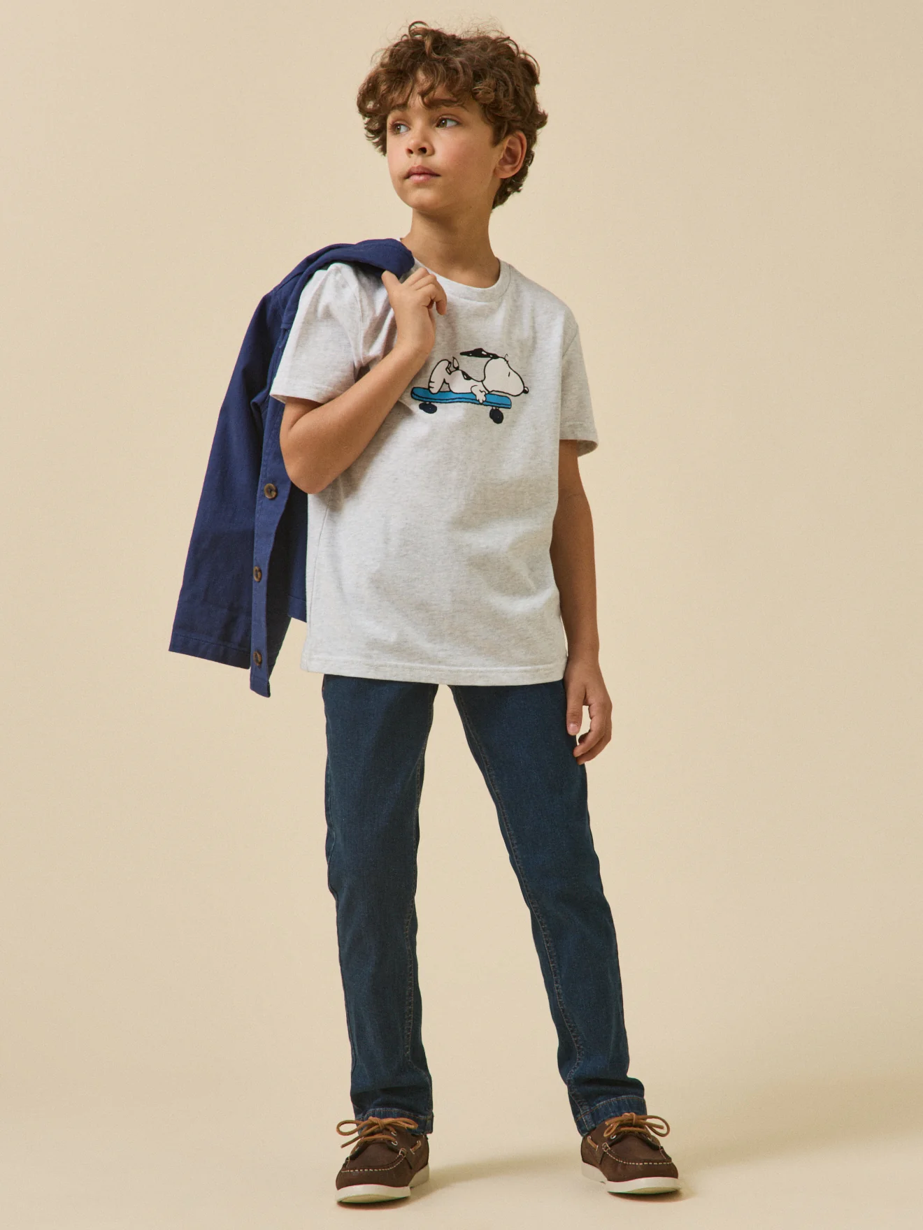 Kinder T-Shirt Cyrillus x PEANUTS(TM) – Snoopy Kollektion - Image 4