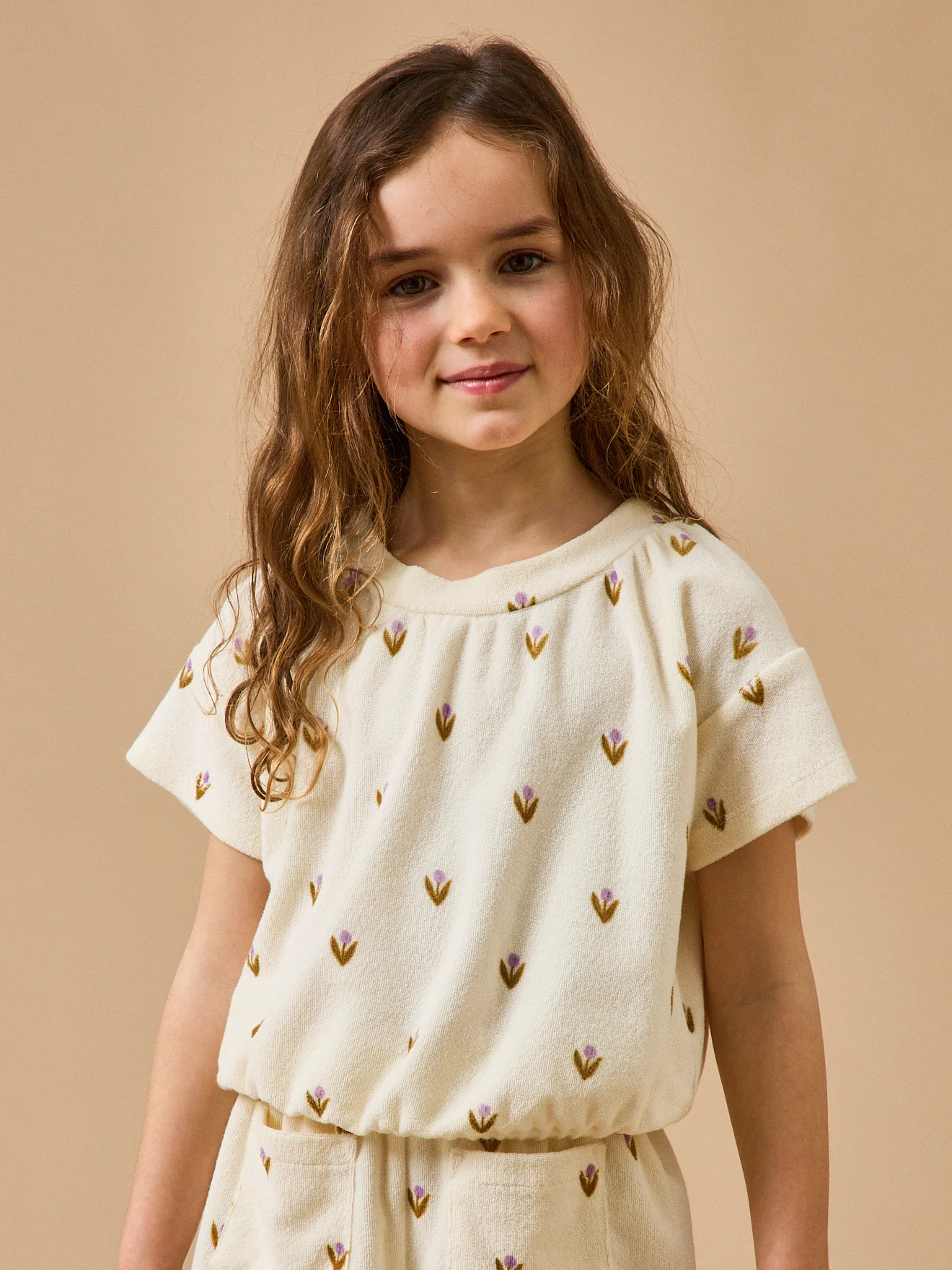 Mädchen T-Shirt aus Frottee – CYRILLUS X EMILE & IDA
