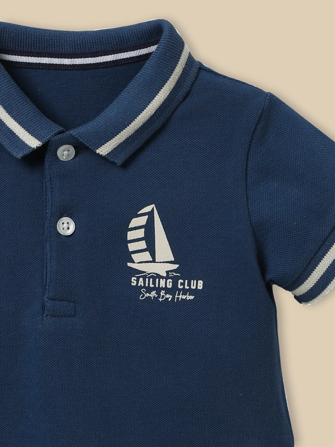 Baby-Poloshirt aus Pikeestrick – Bio-Baumwolle - Image 3