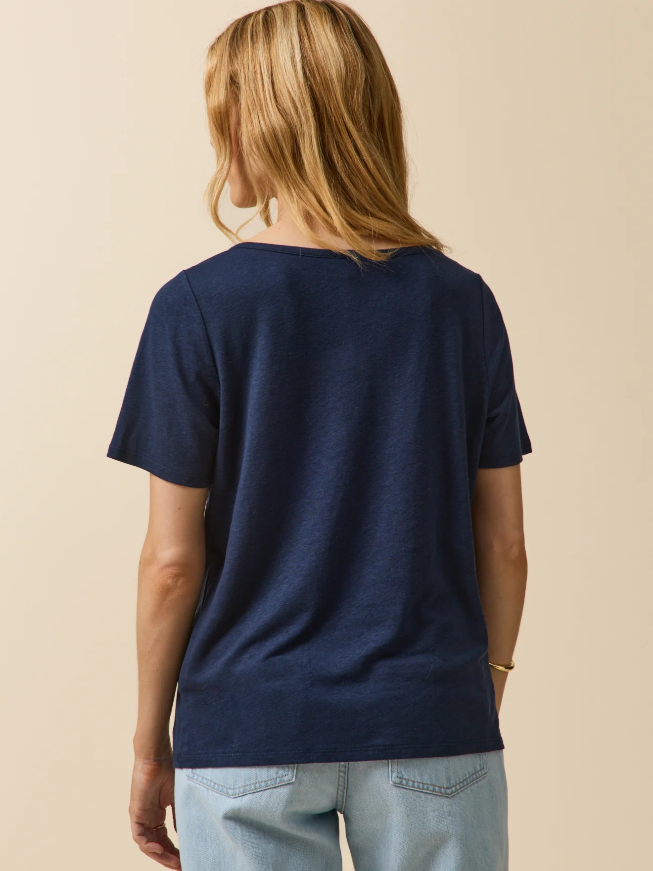 Damen T-Shirt aus Leinen und Viskose - Image 2