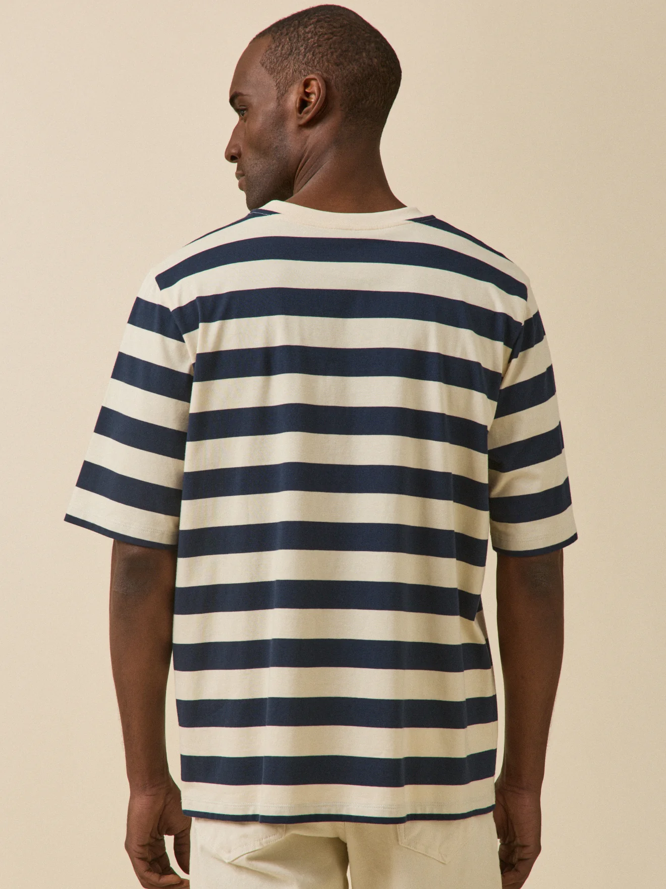 Gestreiftes Herren-T-Shirt aus Bio-Baumwolle - Image 2