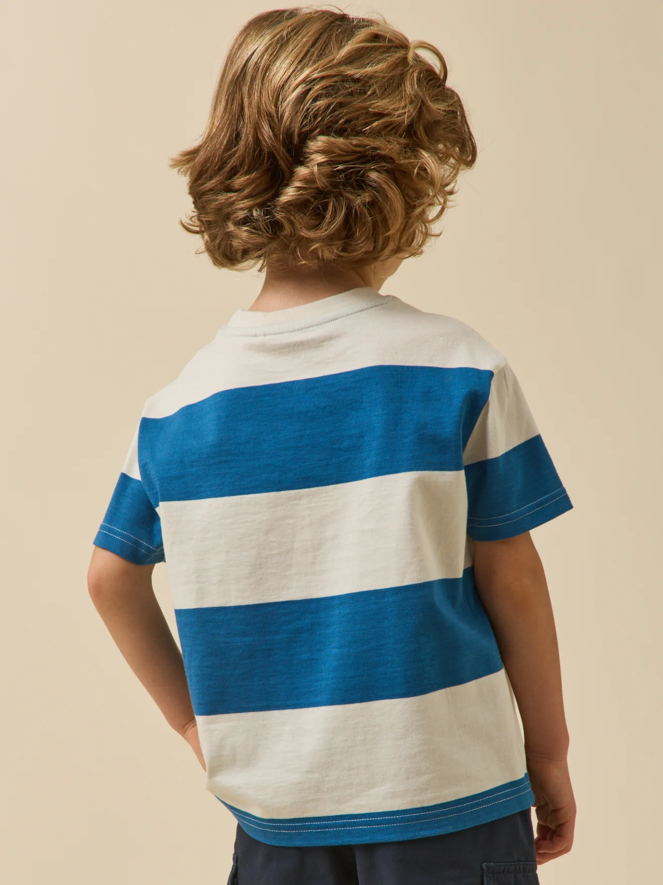 Jungen-T-Shirt mit Streifen – Bio-Baumwolle - Image 2
