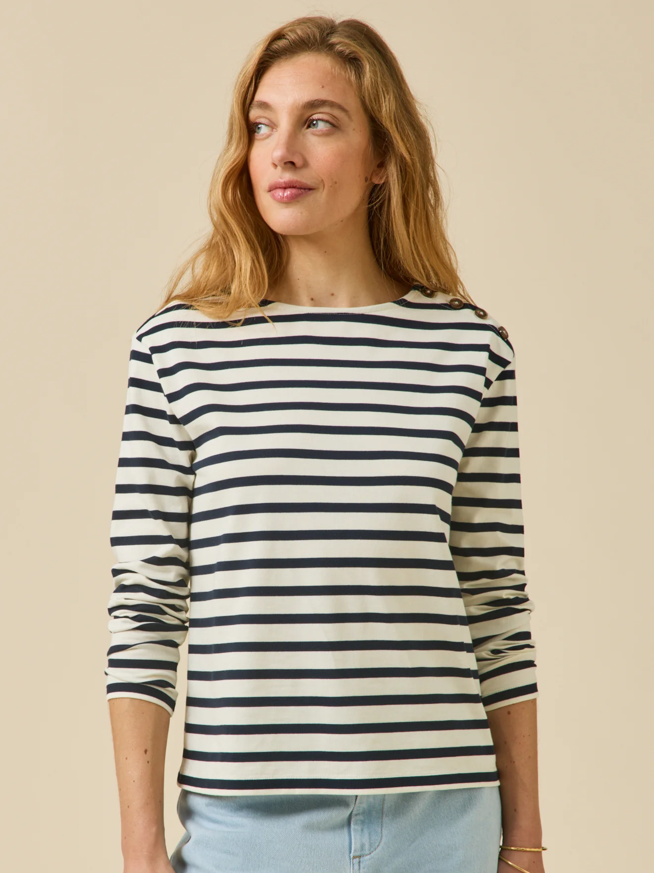 Gestreiftes Damen T-Shirt