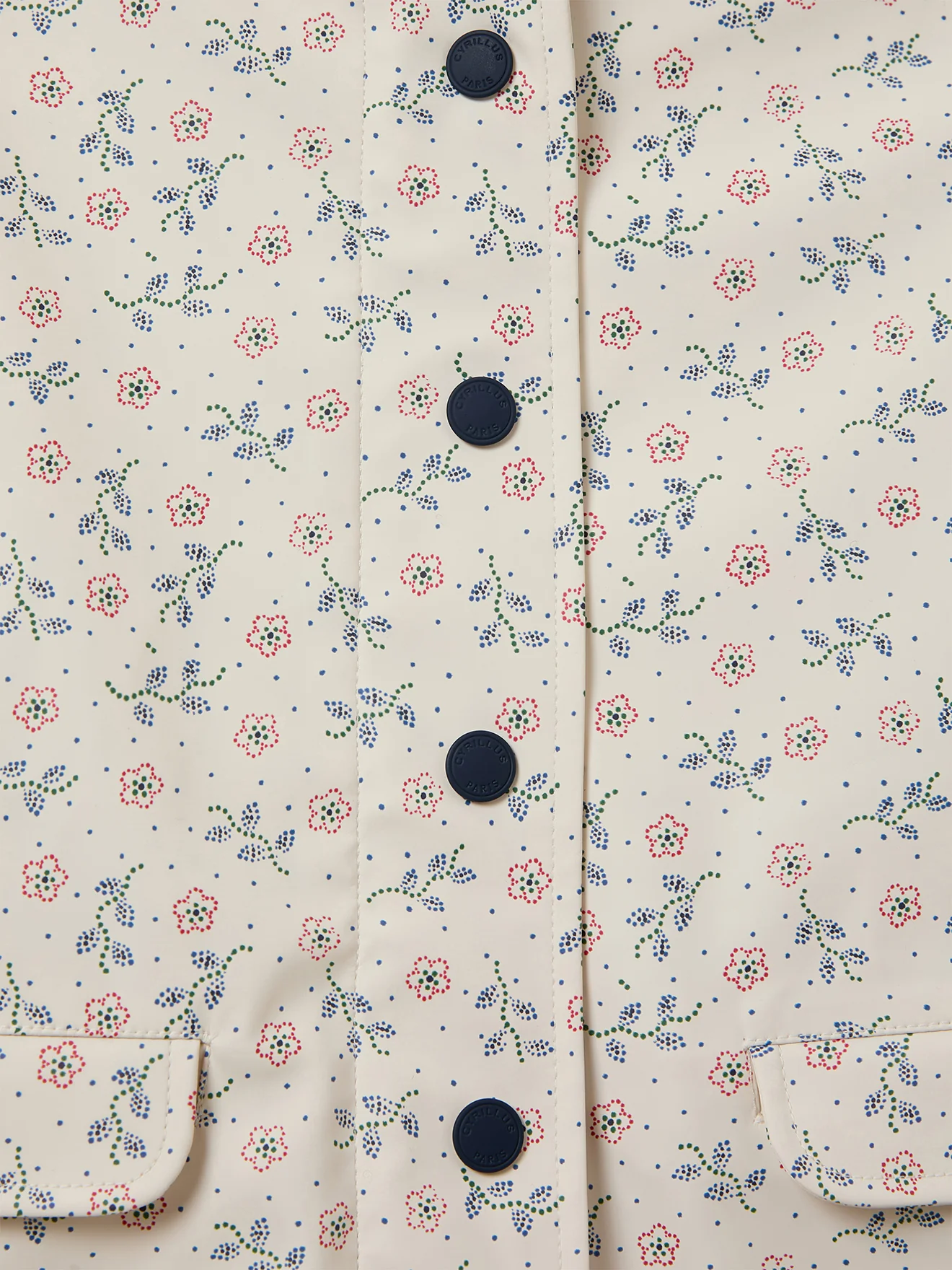 Mädchen-Regenjacke mit Kapuze – « Lily »-Print - Image 9