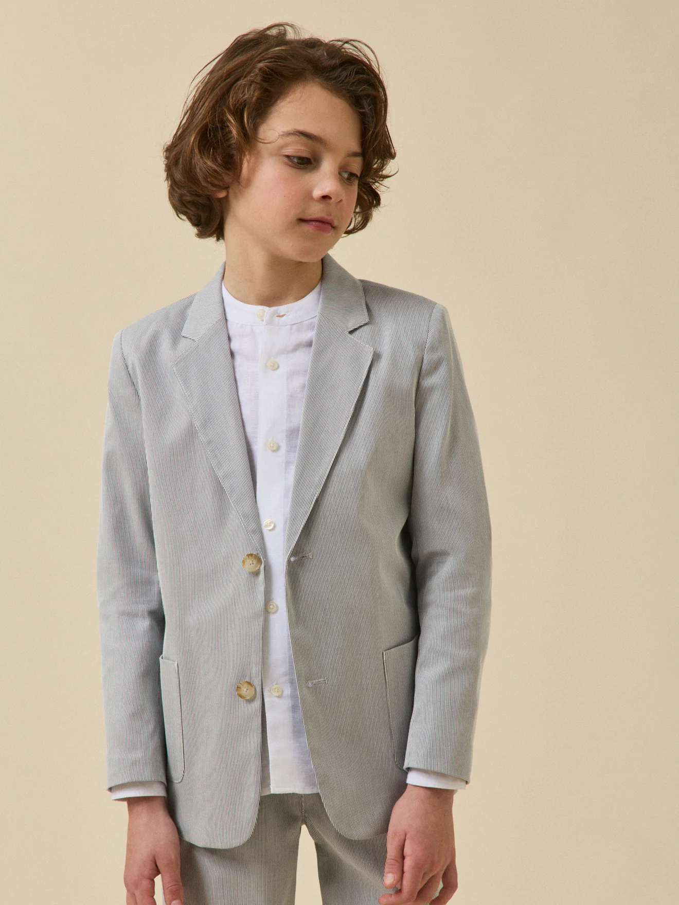 Jungen-Anzugjacke mit Streifen – Kollektion für Festtage und Hochzeiten - Image 19