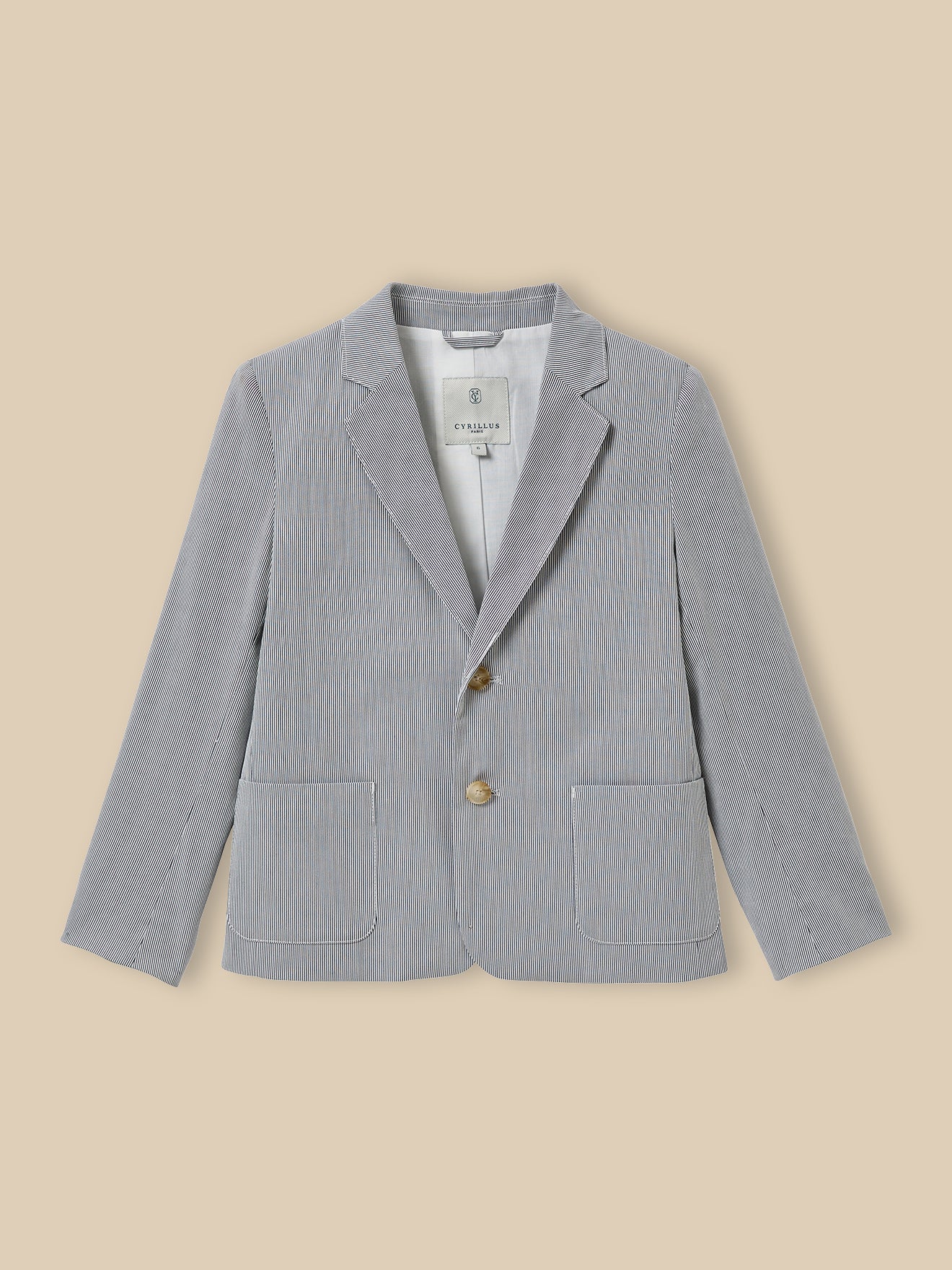 Jungen-Anzugjacke mit Streifen – Kollektion für Festtage und Hochzeiten - Image 8
