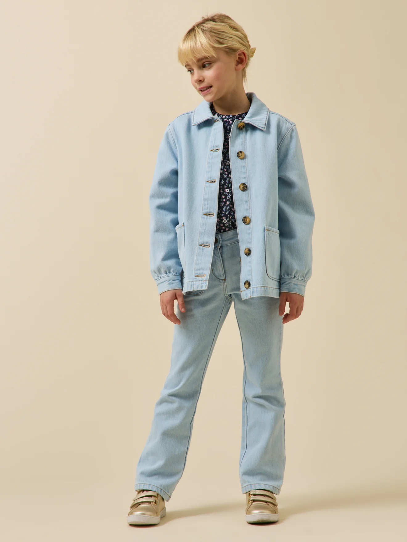Mädchen-Jeansjacke im « Worker »-Look - Image 7