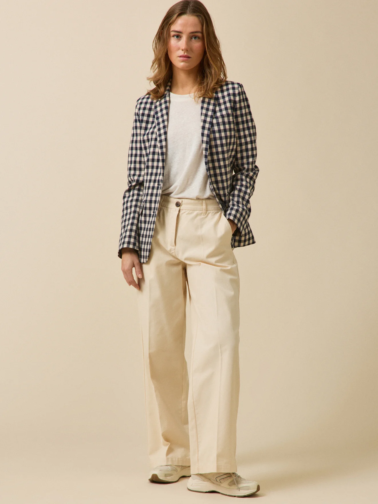 Damen-Blazer mit Vichy-Karos - Image 6